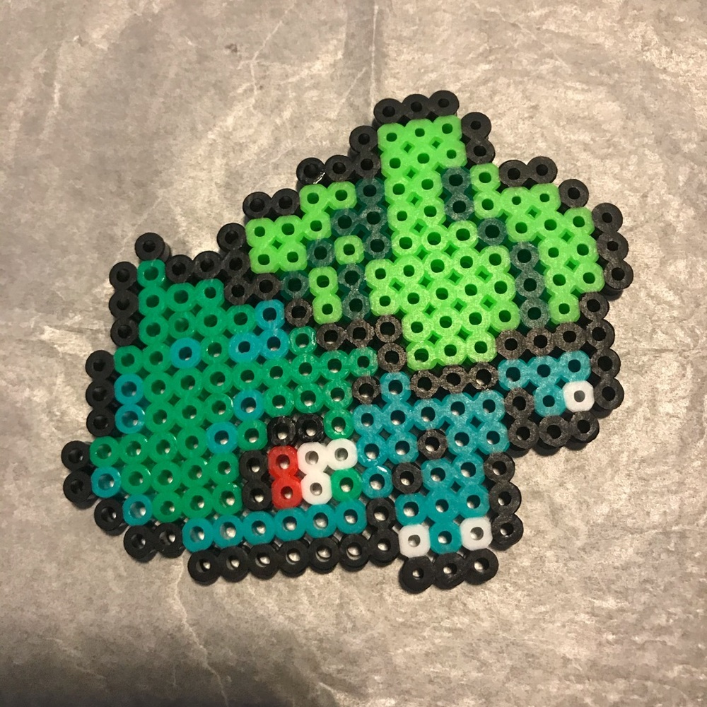 Bulbasaur Keychain Beads - Picture 2 of 3